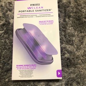 Homedics UV-clean Portable Phone Sanitizer Kills Germs 99.9% Purple Sealed Box